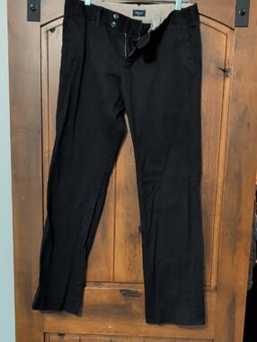 American Eagle Outfitters Black Pinstripe Boot Cut Dress Pants